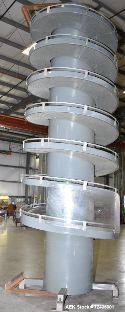 Pre-Owned Ambaflex Model SV400-1300 Spiral Conveyor for Sale
